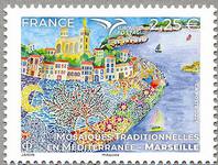 Timbre: Euromed - Mosaiques traditionnelles en M&eacute;diterrann&eacute;e