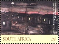 Timbre: Centenaire de la ville d'Alexandra