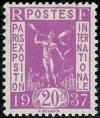 Timbre: Propagande pour l'exposition internationale de Paris