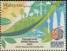 Timbre: Malaisie &agrave; la pr&eacute;sidence de l'ASEAN en 2025 