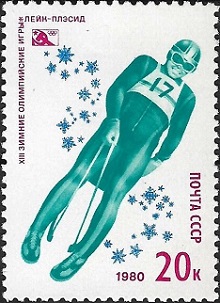 Timbre: JO Lake Placid, luge