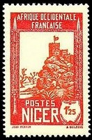 Timbre: Forteresse de Zinder