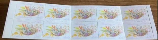 Timbre: Bouquet de fleurs