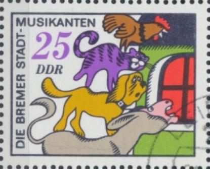 Timbre: conte de Grimm, die Bremen Stadtmusikanten