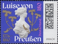 Timbre: 250&egrave;me annversaire de la naissance de Louise de Prusse 