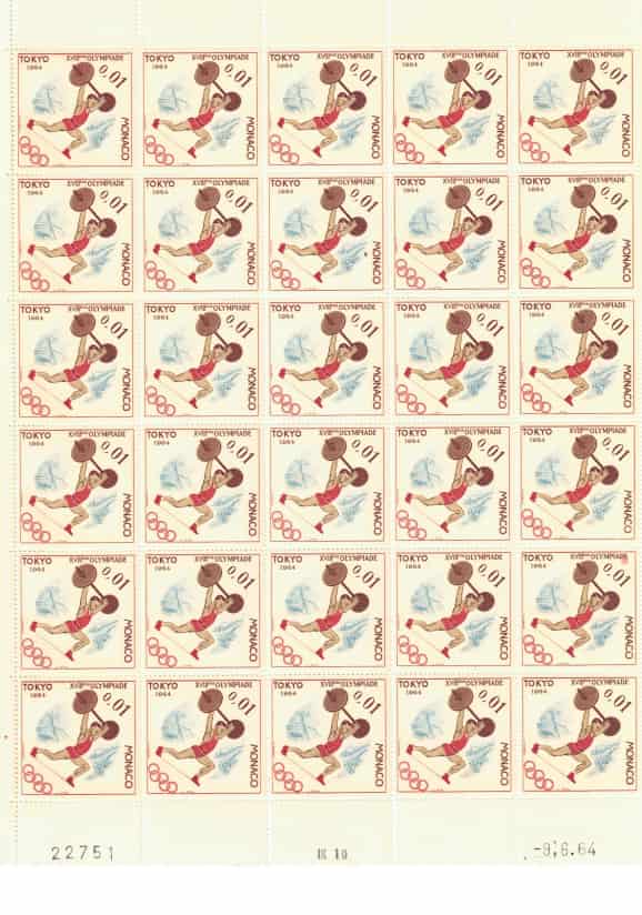 Timbre: J.O. de Tokyo : Halt&eacute;rophilie