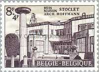 Timbre: Architecte et peintre Josef  Hoffmann Palais Stocklet