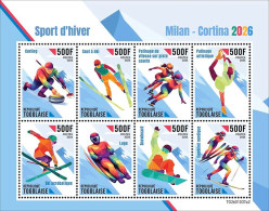Timbre: JEUX OLYMPIQUES MILANO CORTINA 2026