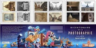Timbre: Bicentenaire de la photographie