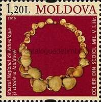 Timbre: Collier de coquillages
