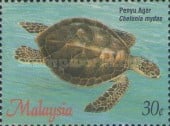 Timbre: Chelonia mydas