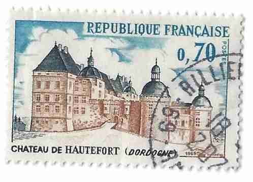 Timbre: Ch&acirc;teau de Hautefort