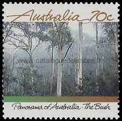Timbre: Panorama d'Australie - le Bush