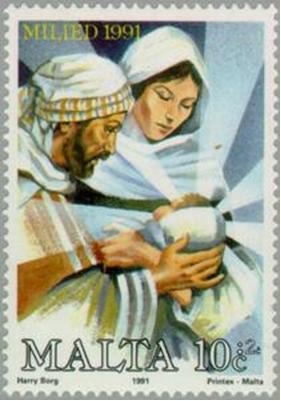 Timbre: La Sainte Famille