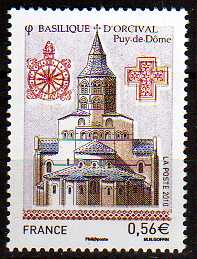 Timbre: Basilique d'Orcival