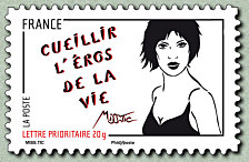 Timbre:  Cueillir l'&eacute;ros de la vie
