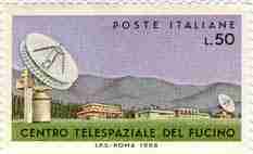 Timbre: STATION SPACIALE DE FUCINO