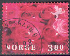 Timbre: St-Valentin, roses et Cupidon - en attente pepponne