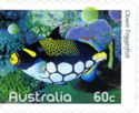 Timbre:   poisson du r&eacute;cif corallien au Nord-Est de l'Australie