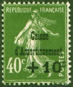 Timbre: Au profit de la Caisse d'Amortissement