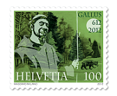 Timbre: 1400 ans de Gallus
