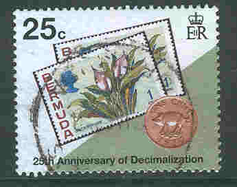 Timbre: 25 ans du système décimal