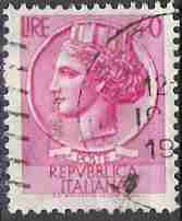 Timbre: Courant italien