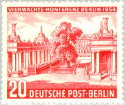 Timbre: Conf&eacute;rence des Quatre, &agrave; Berlin