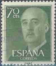 Timbre: General Franco