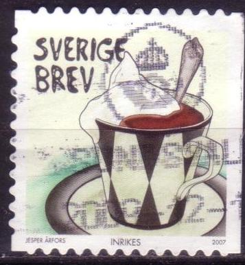 Timbre: Tasse de chocolat