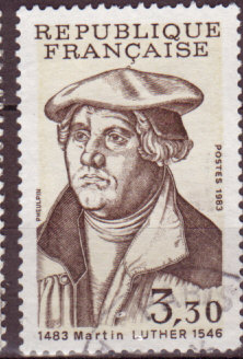 Timbre:  Anniv de la naissance de Martin Luther