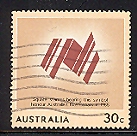 Timbre: Embl&egrave;me des f&ecirc;tes du bicentenaire