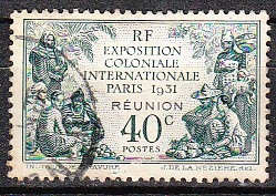 Timbre: Exposition coloniale de Paris